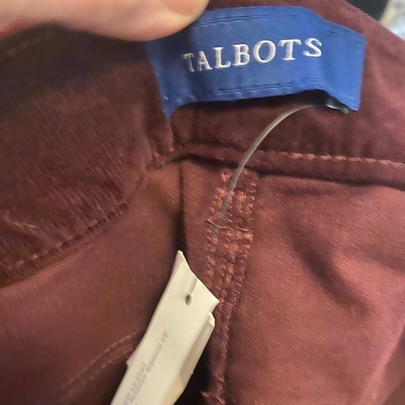 Talbots Limited Edition Flawless Straight Leg Corduroy Pants in Size 14L NWT - Picture 10 of 11